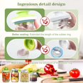 thumbnail image 2 of Mason Jar Vacuum Sealer Kit, Jar Vacuum Sealer for Wide & Regular Mouth Mason Jars Canning Jars Sealer Jar Sealer with Accessory Port Compatible with Foodsaver, 2 of 8