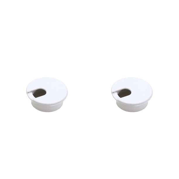 Advancent Desk Outlet Port Grommet Home Projector Cover Nylon Wires Hole Organizer Table Cables Diameter Line 35mm Holder Furniture Blanco 35 mm 2piezas