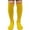 Bright Yellow, variant on Couver Unisex Solid Youth/Kids Knee High Sports Athletic Baseball Softball Socks