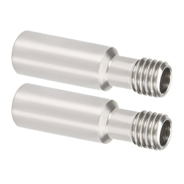 Langgg New 2pcs Throat Tube 3D Printer 1.75mm Filament Stainless Threaded Throat Tube 3D Printer Accessory 1Set