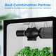 thumbnail image 3 of Air Ducting Simple Deluxe de PVC de 25 pies y 10 pulgadas con 2 abrazaderas, color negro, 3 of 7