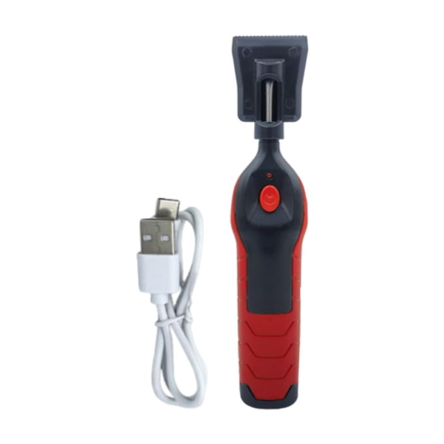 Bolígrafo calefactor eléctrico para reparación de suelos, herramienta profesional versátil para reparación de muebles, marcador para retoques de Rojo