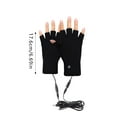 thumbnail image 2 of TELOLY Heated Gloves for Men Women,Ingerless Gloves,USB Rechargeable Cordless Gloves,Heated Fingerless Touchscreen Gloves for Winter,Skiing,Skating,Typing,Writing, 2 of 7