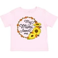 thumbnail image 3 of Inktastic My Mimi Loves Me with Sunflower Wreath Boys or Girls Toddler T-Shirt, 3 of 5