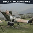 thumbnail image 2 of 2-in-1 Reclining Camping Chair with Footrest, 2 of 6