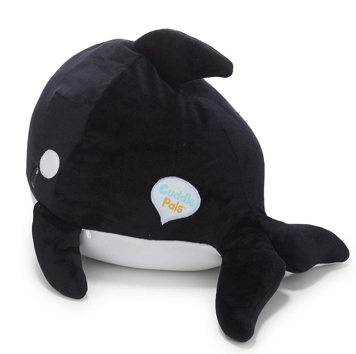 NIGHTBUDDIES OLIVER THE ORCA WHALE EYES LIGHT UP MY NIGHT BUDDIES PET PILLOW NEW 