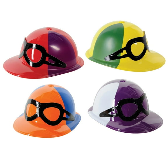 Party Central Club Pack of 48 Vibrantly-Colored Jockey Party Helmets Costume Accessories