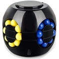 thumbnail image 1 of DAMAIE Creative Magic Cube Little Magic Beans Magic Rainbow Ball Puzzle Gyroscope Toy Intellectual Game for Kids (Black), 1 of 3