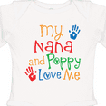 thumbnail image 4 of Inktastic Nana and Poppy Love Me Boys or Girls Long Sleeve Baby Bodysuit, 4 of 5