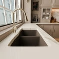 thumbnail image 5 of Novatto NKF-H14BN-D Dual Action Single Lever Pull-down Kitchen Faucet w/ Deck Plate, Brushed Nickel, 5 of 7