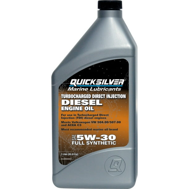Quicksilver 8M0069603 Full Synthetic TDI Diesel Engine Oil 5W30 1L