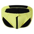 thumbnail image 1 of FhsagQ Mens Board Shorts Beach 7 Inch 4th of July Male Swimming Pants with Front Zipper Opening and Color Blocking Triangle Beach Swimming Pants Yellow L, 1 of 6