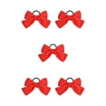 thumbnail image 2 of Bandeau Grand pour Cheveux, Pince à Ressort, Nœud Réglable, Multicolore, Sans Accroc, Porte-Queue, Épingles à Cheveux, Chouchous pour Filles, Orange, 5Ensemble, 2 of 6