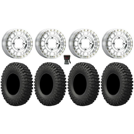 Method 412 Beadlock 15 Wheels Raw 35 MotoCrusher Tires Polaris RZR XP 1000 / PRO XP / Ranger XP 900/1000 Method 412 Beadlock 15 Wheels Raw 35 MotoCrusher Tires Polaris RZR XP 1000 / PRO XP / Ranger XP 900/1000