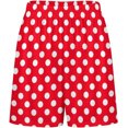 thumbnail image 3 of NICKSUN Shorts de Pyjama Amusants pour Hommes, Bas de Pyjama Doux avec Poches, Pois Rouges et Blancs, 5TG, 3 of 6