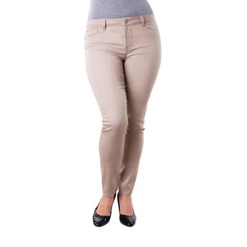 khaki jeggings walmart