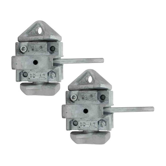 (2 Pack) Sea Rail Shipping Container Manual Twist Lock Twist lock Left-Right Handlocking