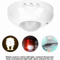 thumbnail image 2 of infrared motion detector, body motion ceiling infrared sensor detector bulb switch, 2 of 5