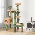thumbnail image 2 of Gymax 59'' Cactus Cat Tree for Indoor Cats w/ Sisal Scratching Posts & Board Condo, 2 of 10
