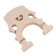 thumbnail image 4 of Pont de Contrebasse, Pont de Violon Installation Simple Hauteur de Vis Réglable en Bois d'Érable Finition Lisse Taille Standard pour le Remplacement, 4 of 7