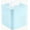 Blue, variant on ABCISI Tissue Dispenser Holder, Square PU Leather Stylish Facial Napkin Box with Magnetic Closure, Decorative Cube Tissue Box Cover for Nursery Bathroom Vanity Office (Baby Blue)