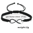 thumbnail image 6 of YIEMEEN Figure 8 Relationship for Infinity Love Matching Bracelets Adjustable Braided Ro, 6 of 18