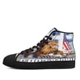 thumbnail image 3 of One Nation Under God American flag High Top Canvas Shoes Sneakers Black Size 4.5, 3 of 7