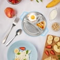thumbnail image 2 of Assiette pour Enfants Assiette Compartimentée pour Servir les Aliments Assiette de Rangement pour Aliments Assiette Compartimentée pour Aliments, 2 of 8