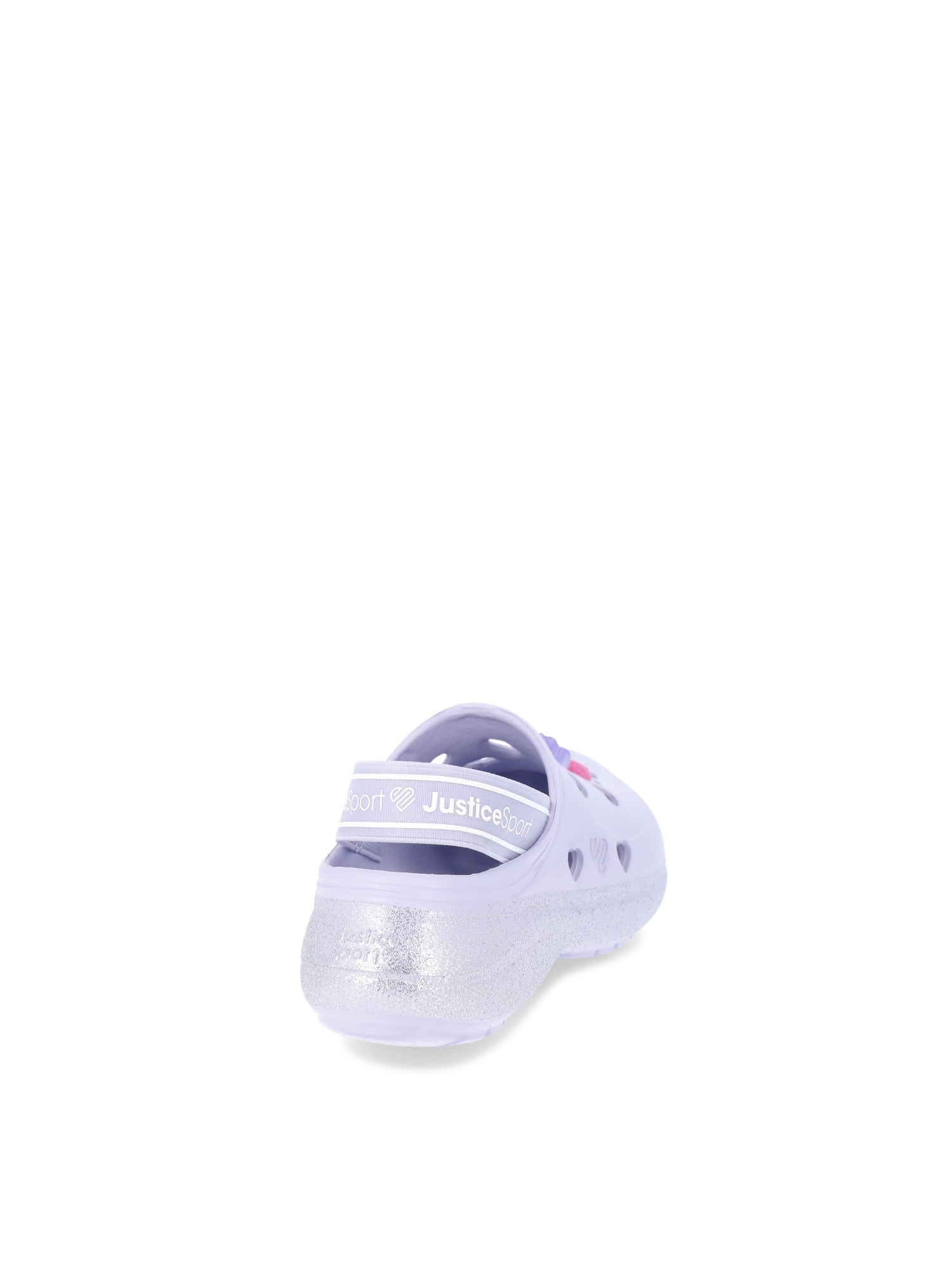Justice Little Girls and Big Girls Clogs with Charms