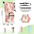 thumbnail image 2 of Iauyy Adjustable Strap Water Bottle Carrier Holder Pouch Bag for Outdoor Hiking Sports, Hawaiian Pattern 3, 20-40oz, 2 of 7