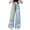 Light Blue, variant on XEGLSBU Girls Jeans Size 16 Baggy Baggy Jeans Girls Wide Leg Elastic Waist and Multiple Pockets Cargo Trousers Jeans Denim Pants for Children Light Blue Size 11-12 Years