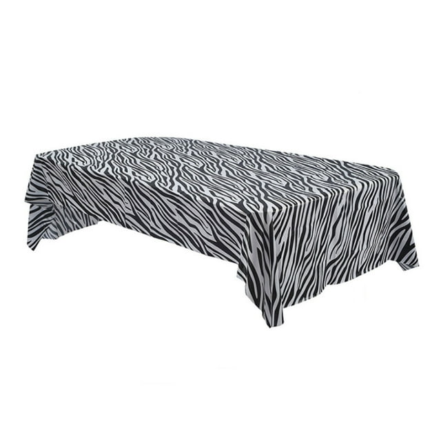 Wosthever Mantel de fiesta, accesorio de decoración, diseño de escena para interiores y exteriores, adorno de DIY, cubierta de escritorio, adorno de Decoración del hogar patrón de cebra Wosthever HA062565-01B