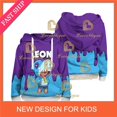 thumbnail image 3 of Sudadera con capucha de figuras de anime para niños y estrellas, ropa de invierno, jersey con capucha, sudadera para niños, juego de anime popular, abrigo de cosplay, ropa, tops de polar, 3 of 5