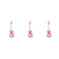 thumbnail image 2 of Bewildely Instrumento Musical de plástico respetuoso con el medio ambiente, seguro para niños, ukelele, instrumento Musical, conejo rosa Type1 NO1, 2 of 6
