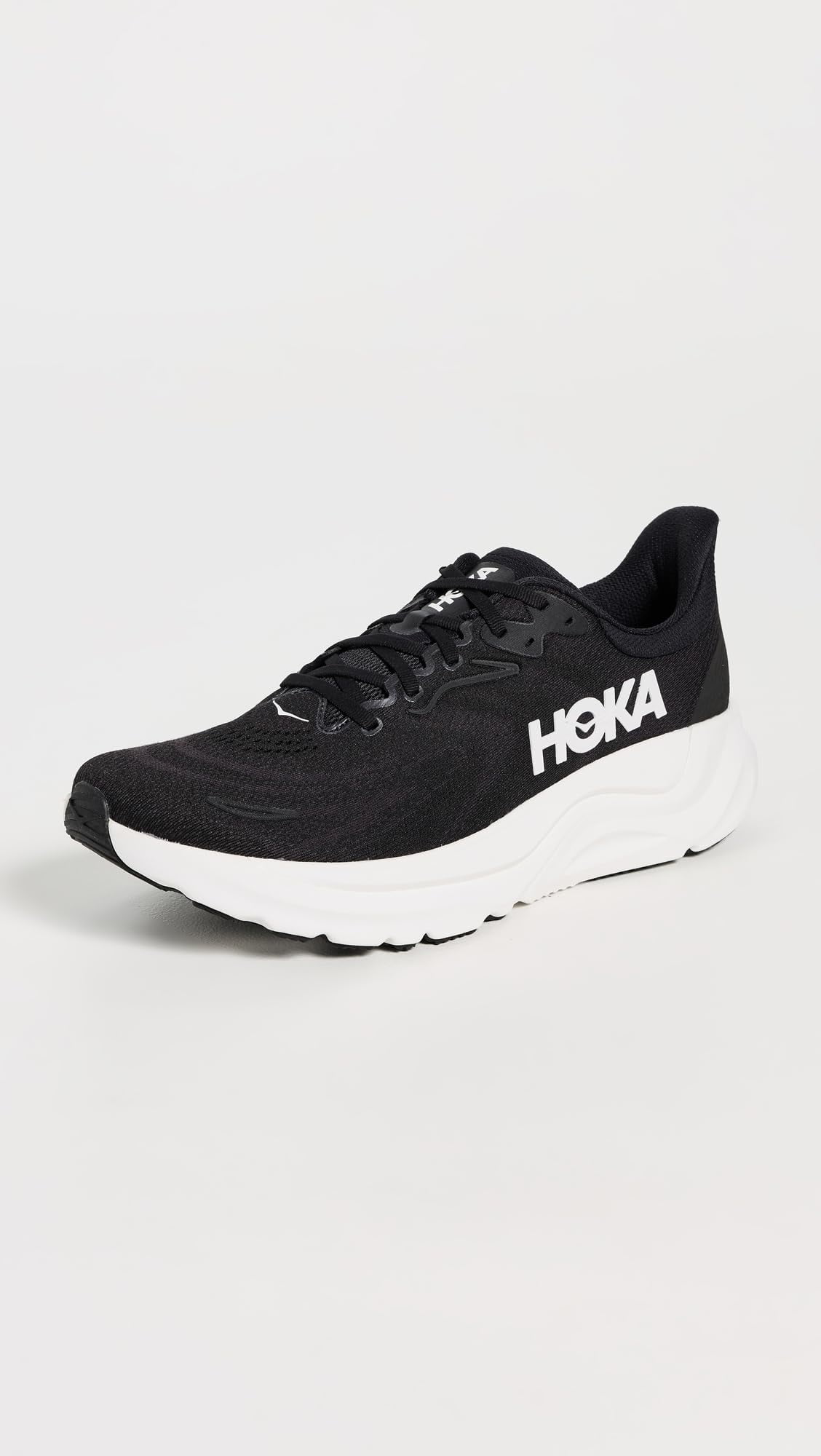Hoka Men's Arahi 8 Sneaker, Black/White, 9.5 - Walmart.com