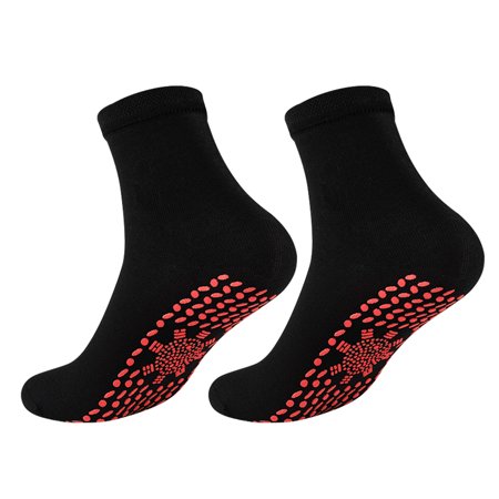 

Reduced！1pair Women Men Hiking Polyester Self Heating Socks Winter Warm Tear