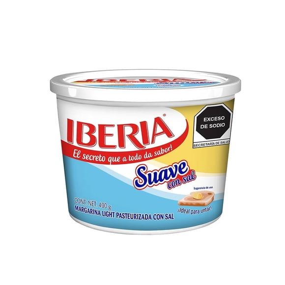 Margarina Iberia Suave pasteurizada con sal 400 g