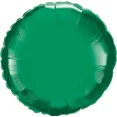 thumbnail image 1 of Ballon Rond en Mylar Vert Émeraude, 1 of 1