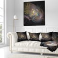 thumbnail image 3 of Designart Fractal Background Bright Glare - Abstract Throw Pillow - 18x18, 3 of 5
