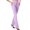 Purple, variant on Women's High Waisted Flare Leggings with Pockets Comfortable Yoga Pants for Workout and Casual Wear