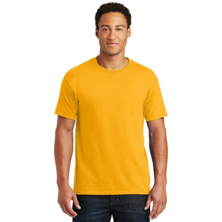 JERZEES - Dri-Power 50/50 T-Shirt - 29MR, Gold, 4X, Pack Of 2, Mens T-Shirts
