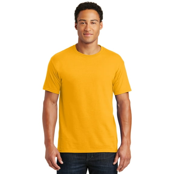 JERZEES - Dri-Power 50/50 T-Shirt - 29MR, Gold, 4X, Pack Of 2, Mens T-Shirts