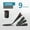 Height 9 CM, variant on Height Increase Insole Invisible Heightening Template Air Cushion Shoe Inserts Variable Height Insoles Adjustable Cut Foot Pad