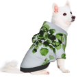 thumbnail image 3 of Bingfone Watercolor Green Leaves Dog Clothes Hoodie, Pet Winter Coat,Puppy Sweatshirts For Small Dogs Boy Girl,Suitable For All Breeds-Medium, 3 of 9