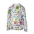 thumbnail image 3 of Goofa Fun Animal with Unicorn Printed Women's UPF 50+ Sun Protection Hoodie Jacket Lightweight Long Sleeve Sun Shirt for Women with Pocket Hiking Outdoor-Large, 3 of 9