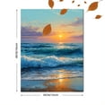 thumbnail image 3 of Qisvanset 12x16 Inch Oak Tree & Wildflowers Sunset Canvas Print Wall Art, 3 of 5