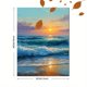 thumbnail image 3 of Qisvanset 12x16 Inch Oak Tree & Wildflowers Sunset Canvas Print Wall Art, 3 of 5