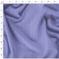 thumbnail image 4 of Soimoi Blue Velvet Fabric Dot Abstract Fabric Prints By Yard 58 Inch Wide, 4 of 5