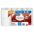 Great Value Ultra Strong Toilet Paper, 12 Mega Rolls