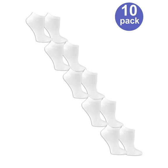 Womens value pack no show socks - 10 pairs